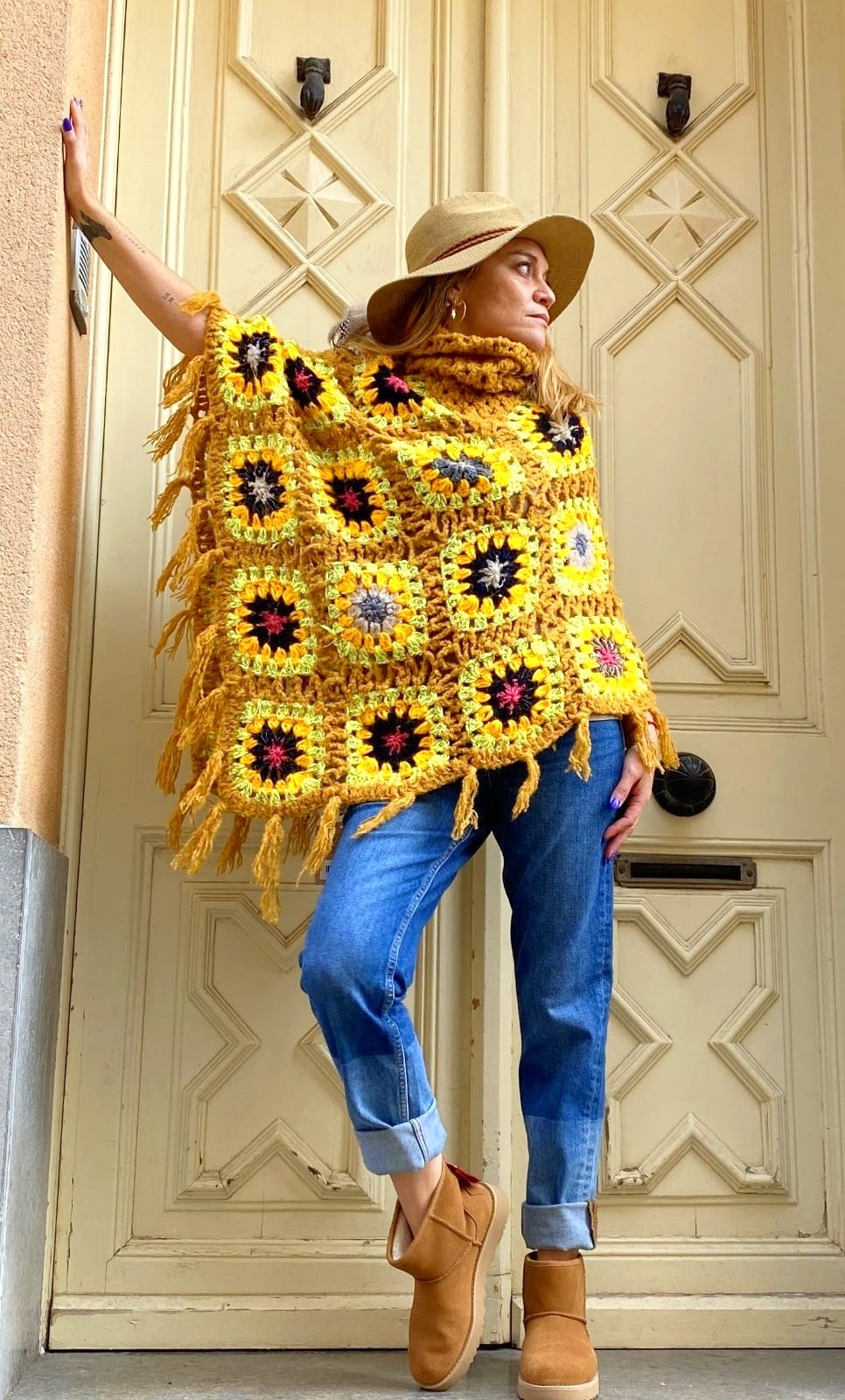 Poncho Granny Square