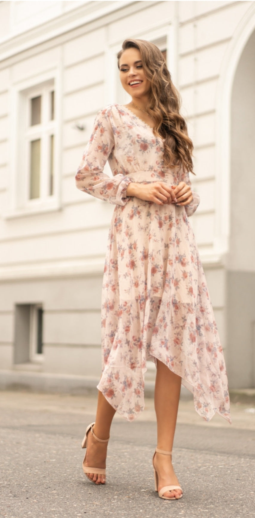 Vestido floral gasa