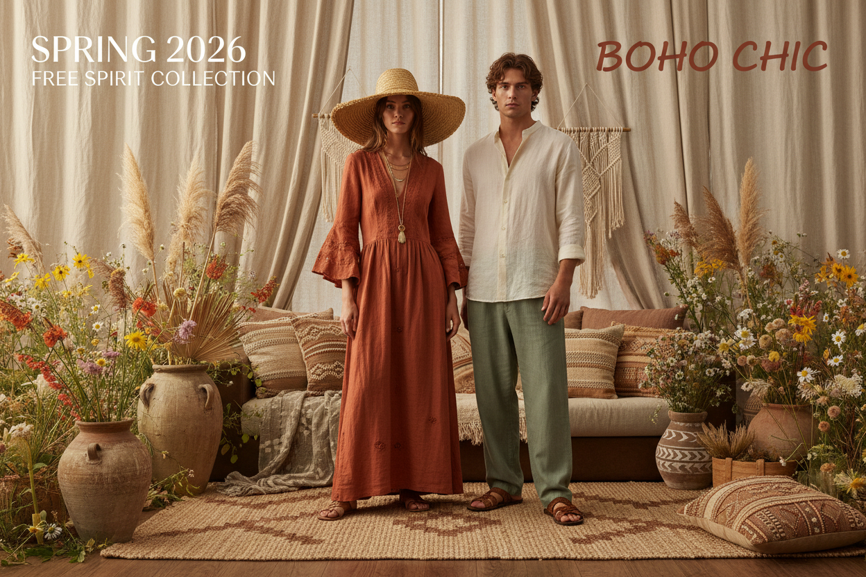 Banner Hippie Bohemio Moderno